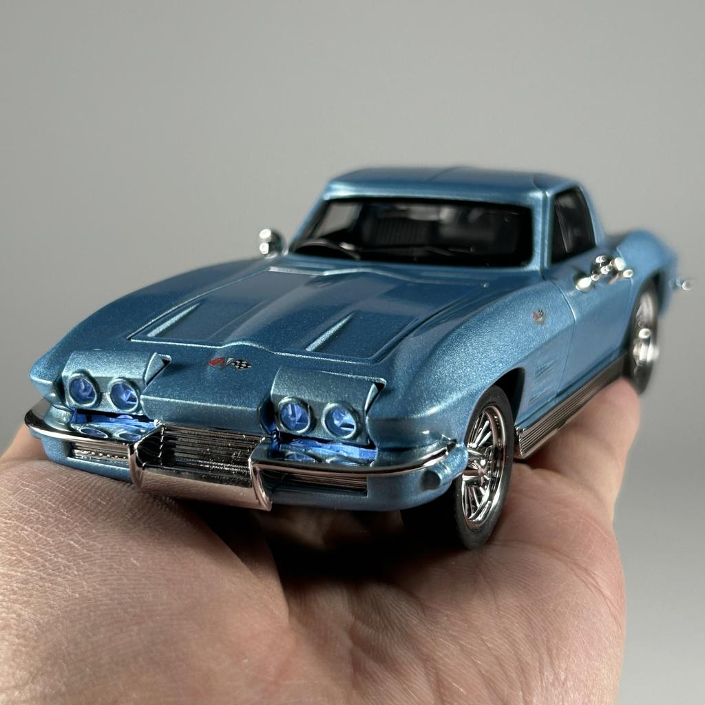AABHB1 1:32 Chevrolet Corvette C2 Supercar Alloy Metal Diecast Model Car Home Decoration & Collectibles Hobby Display Ornaments Holiday