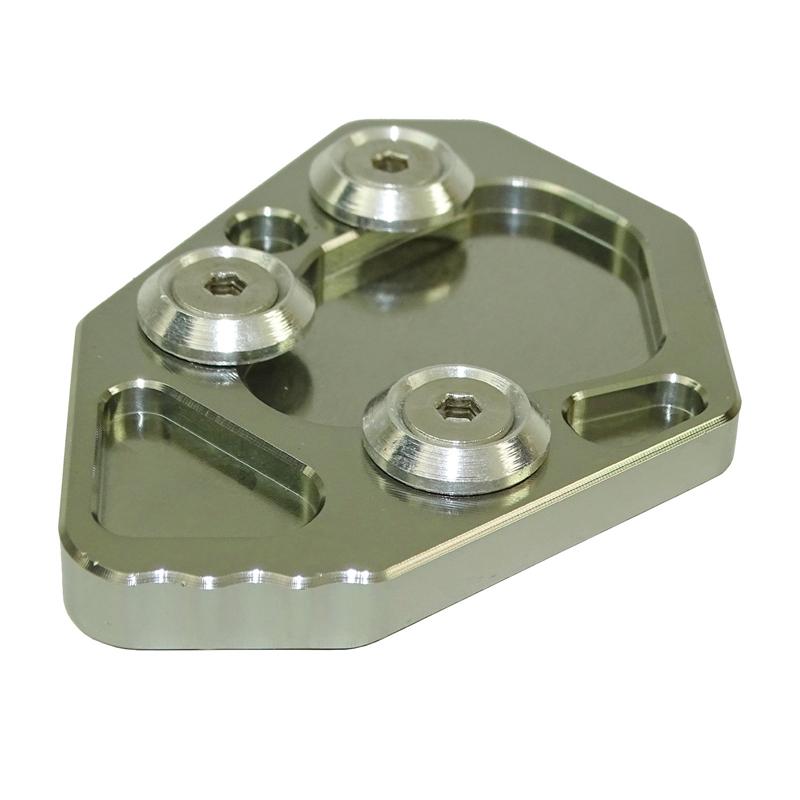 waase For BMW K1200R K1200S K 1200 S R 2005 2006 2007 2008 Kickstand Foot Side Stand Extension Pad Support Plate