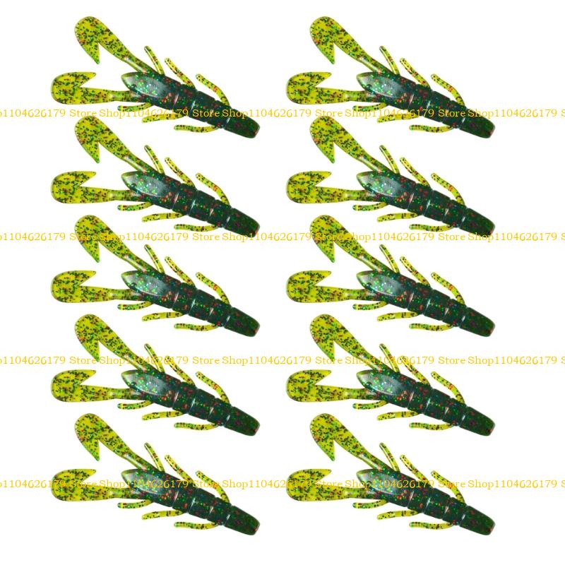 A1A2 Soft Baits Crawfish Lures for Trout Artificial Swimbait Fishing Accessories
