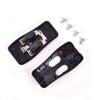 Black In Line Two-way Lamp Table Button Switches Power Switch Double Control Switch Dual Adaptor