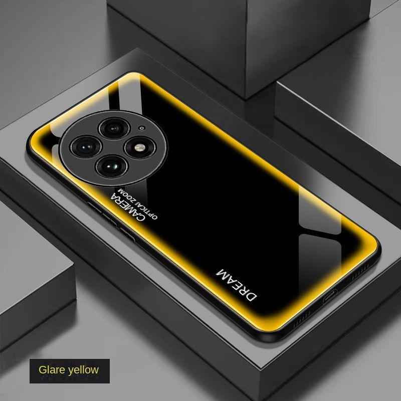 For OnePlus 13 Case Hard Tempered Glass Gradient Protective Back Cover Case For One Plus 13 OnePlus13 12R 11R 10 Pro 10T Shell