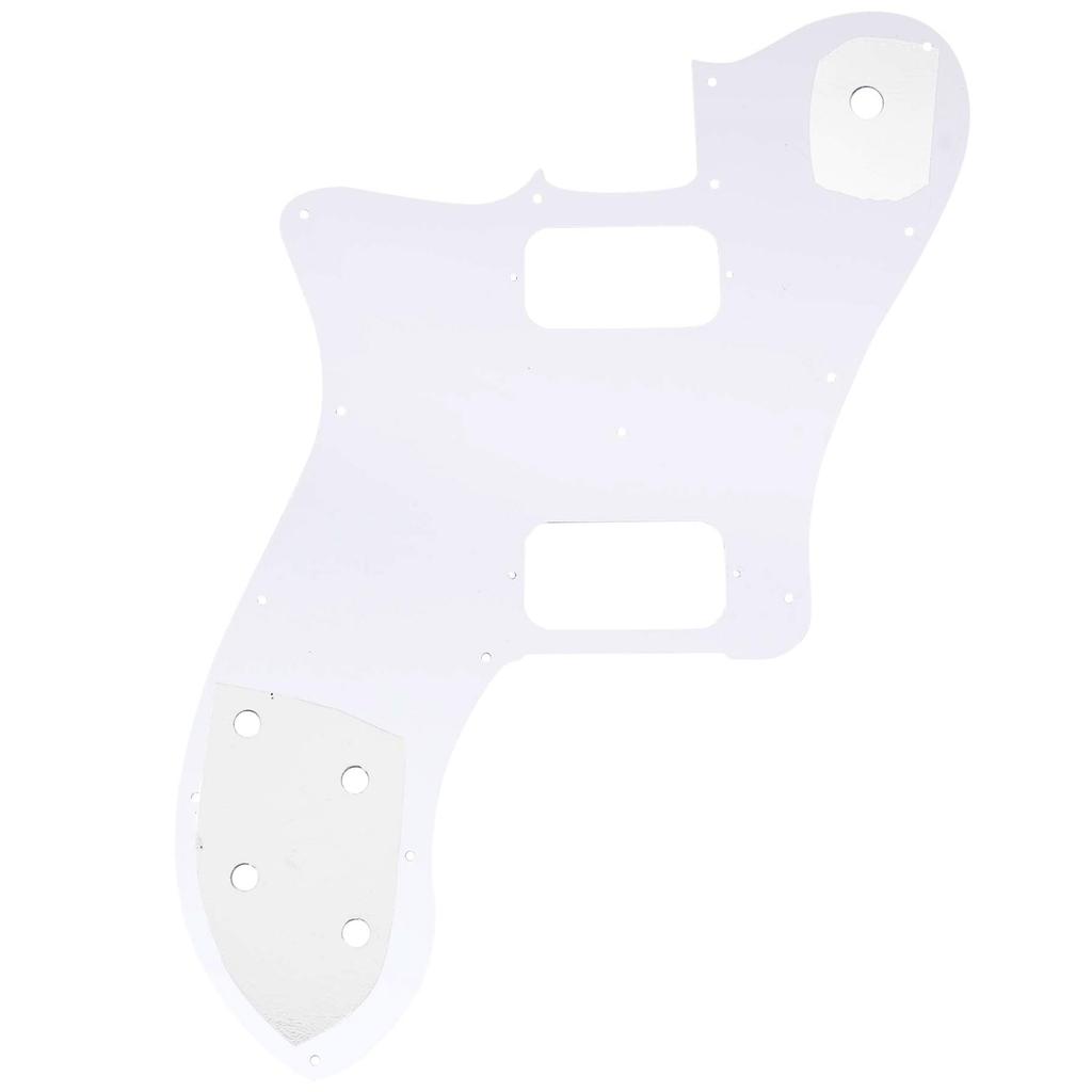 Musiclily Pro Telecaster for Fender Mexican Tele Deluxe electric brown tortoiseshell 15-hole pickguard, 2-humbucker mount, '72 guitar, 4-ply.