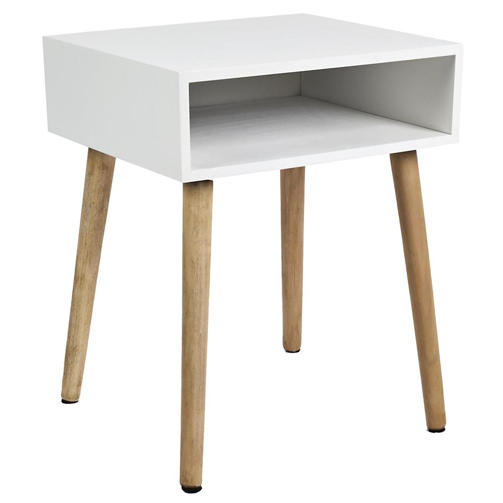 BELLEVUE Collection Wooden Bedside Table with Niche