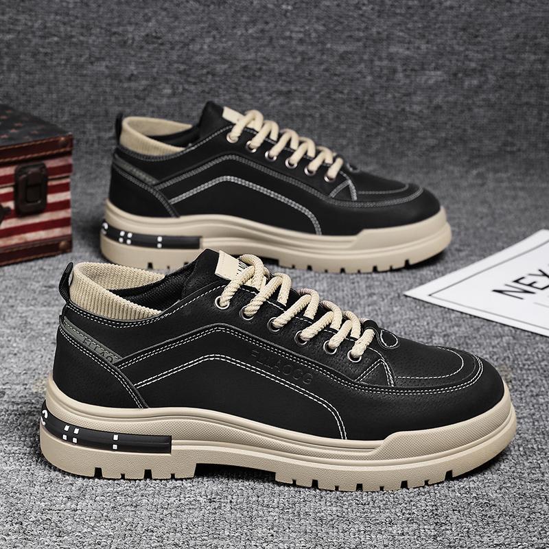 Men's shoes four seasons soft-soled non-slip casual shoes outdoor youth walking shoes fashion student sports shoes tooling shoes