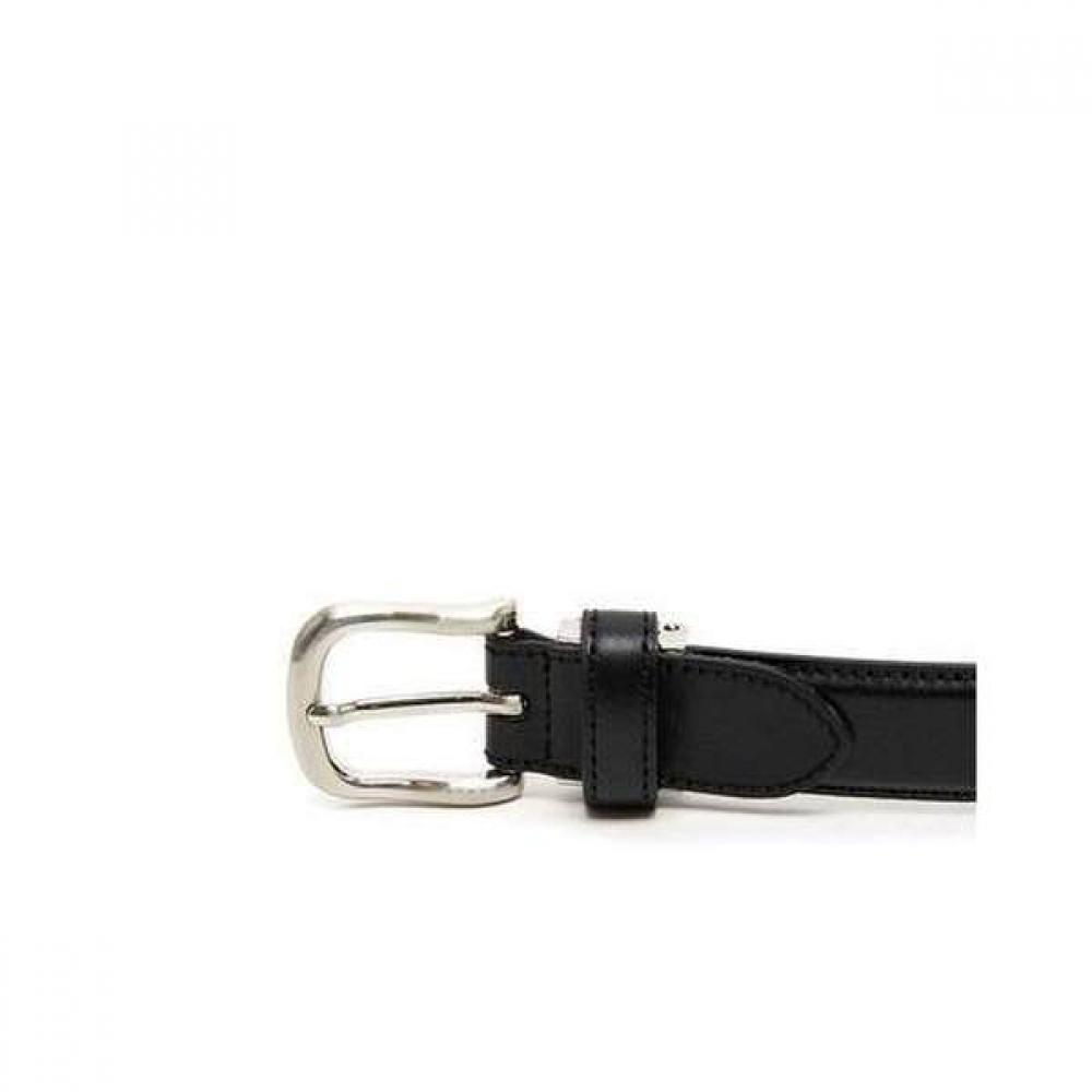 Daks Black Leather Slim Buckle Belt Dbbe0e741