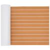 Boat Mat Striped Brown and White 240 X 60 Cm EVA