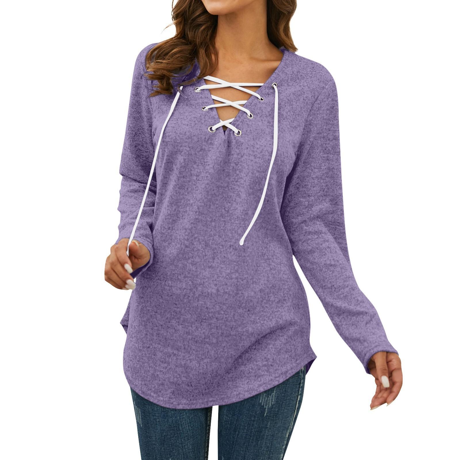 Women s Color Long Sleeve Printed Top XXXL