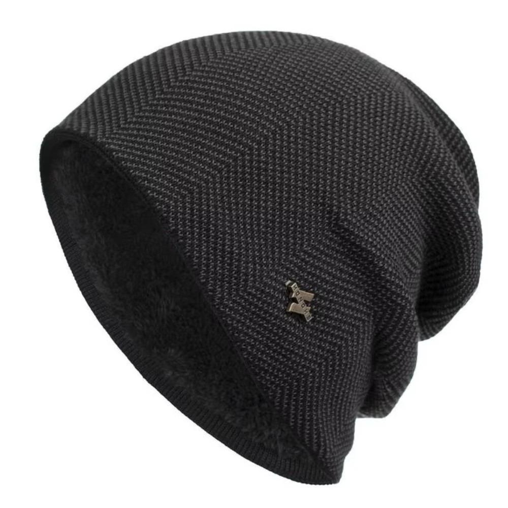 Unisex Knitted Beanie Simple Style Ski Beanie Hats Fashion Thick Knitted Hat Winter Activities