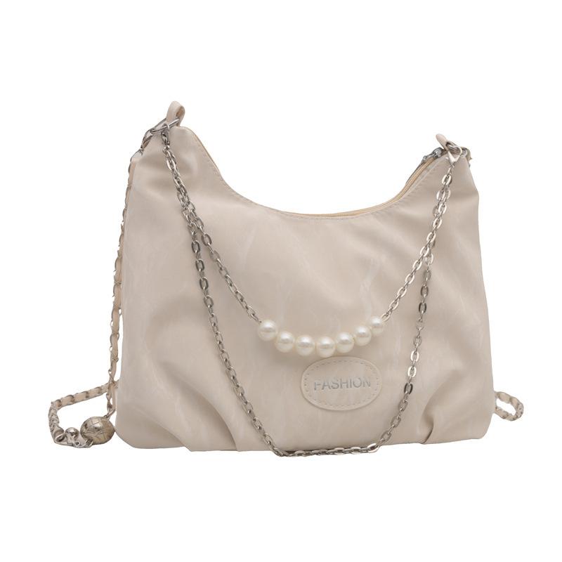 Large Capacity Bag Autumn New Style for Women's Beautiful Casual Tote Bag Fashionable Personalized Commuter One-shoulder Underarm Bag