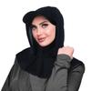 Sun Protection Sun Hat with Hood Wide Brim UV Resistant Neck Shade Cap Solid Color Neck Protection Hijab Baseball Cap Women