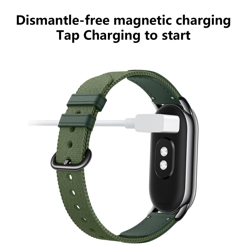 Magnetický nabíjecí kabel pro Xiaomi Band 9 Vysoká účinnost USB dokovací kabel Nabíjecí kabel s ochranami proti přebití