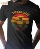 Koszulka Tremors – Retro Zachód Słońca Graboid Potwór Filmowy Tee