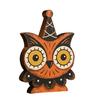 Decorative Tiered Tray Elements Halloween Vintage Wooden Ornaments, Cute Bat/Black Cat/Owl/Pumpkin/Ghost/Skull Decorations, Retro Double Sided Festive