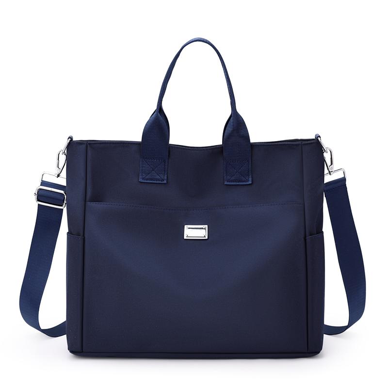 

Женская сумка-тоут Легкая сумка через плечо Сумка большой вместимости темно-синий