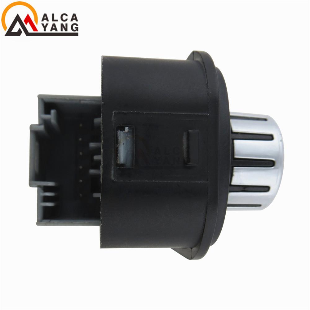 New Chrome Power Side Mirror Adjust Switch Knob Fit Jetta MK5 Golf MK5 MK6 Rabbit Eos Passat B6 3C Tiguan