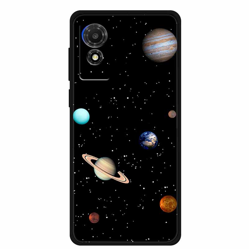 Etui na TCL 501 2024 Miękkie Etui Silikonowy Tylny Pokrowiec na TCL T433D Ochronna Obudowa Etui na TCL 501 Etui Kreskówkowe Zwierzątko TCL501