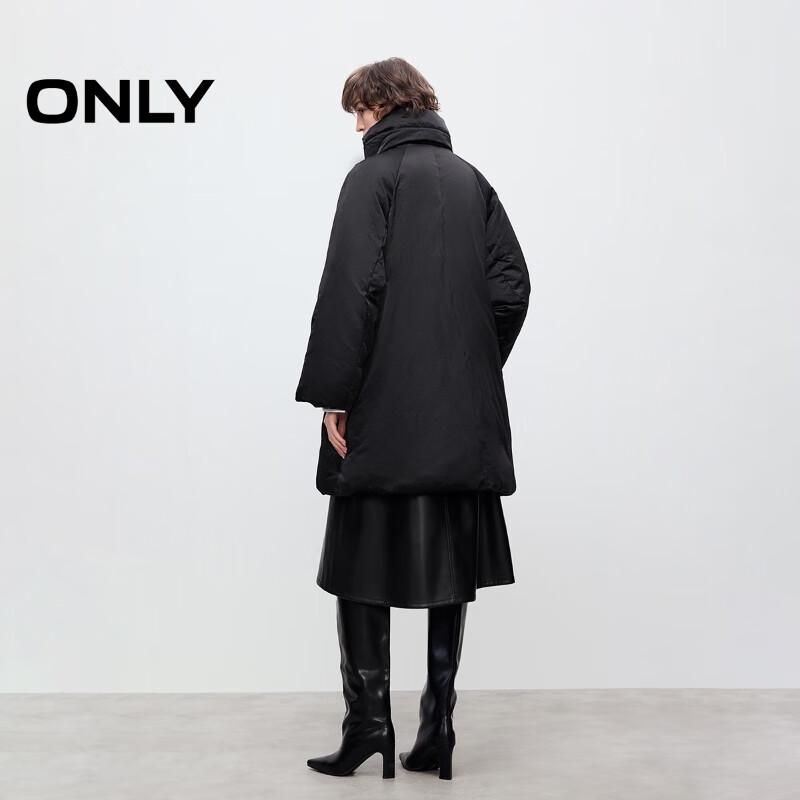 Only Women's 2025 Winter Mid-Length 90% White Duck Down Puffer Jacket