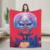 Adrian Chase  Vigilante Peacemaker Flannel Blanket  Soft Warm Bedding Throws for Home Decor Airplane Bedspread Sofa Bed Cover