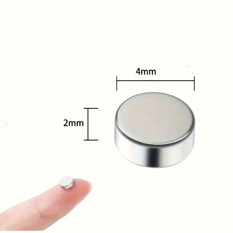 10pcs 4mm X 2mm Tiny Round Magnets - Strong Small Disc Magnets for Jewelry, DIY Crafts