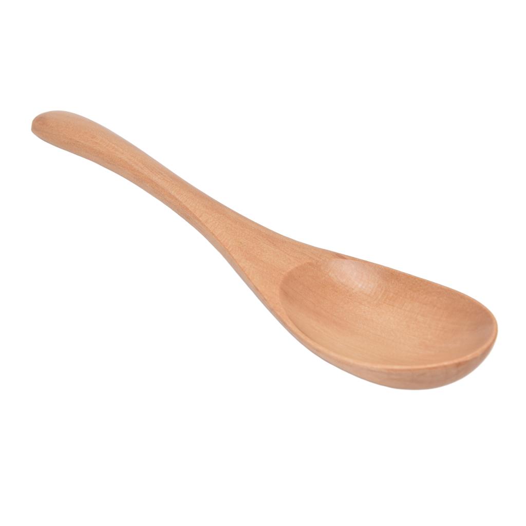 Mini Small Wooden Spoon Excellent Heat Resistance Kitchen Cooking Utensil Tool for Household16cm