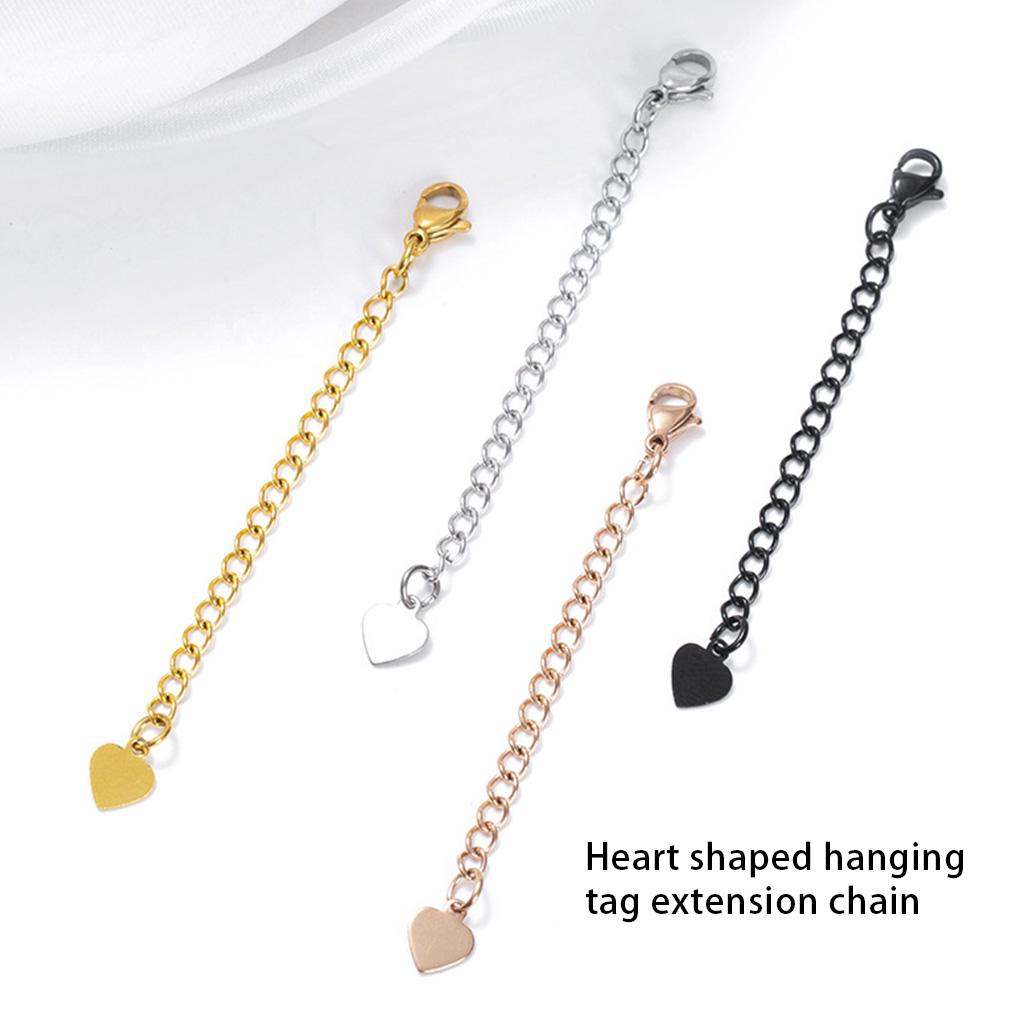 Extension Tail Chain Stainless Steel Necklace Bracelet Body Jewelry Making Clasp Extender Handmade Bag