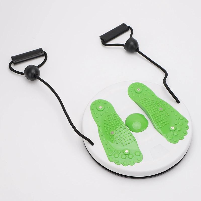 

Magnetic Exercise Waist Twisting Disc Foot Massage Torsion Disc Home Fitness Equipment Portable Tension Waist Twisting Machine зелёный