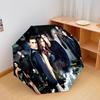 1PC Vampire Diaries Series Automatic Umbrella - Suitable Travel Outdoor Portable Umbrella Birthday Gift Daily Essentials