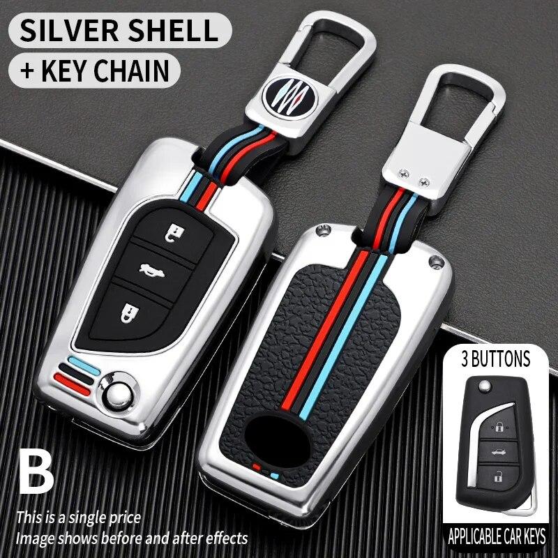 Car Remote Key Cover Case Shell Fob for Toyota Auris Corolla Avensis Verso Yaris Aygo Scion TC IM Camry RAV4 Forturner Hilux