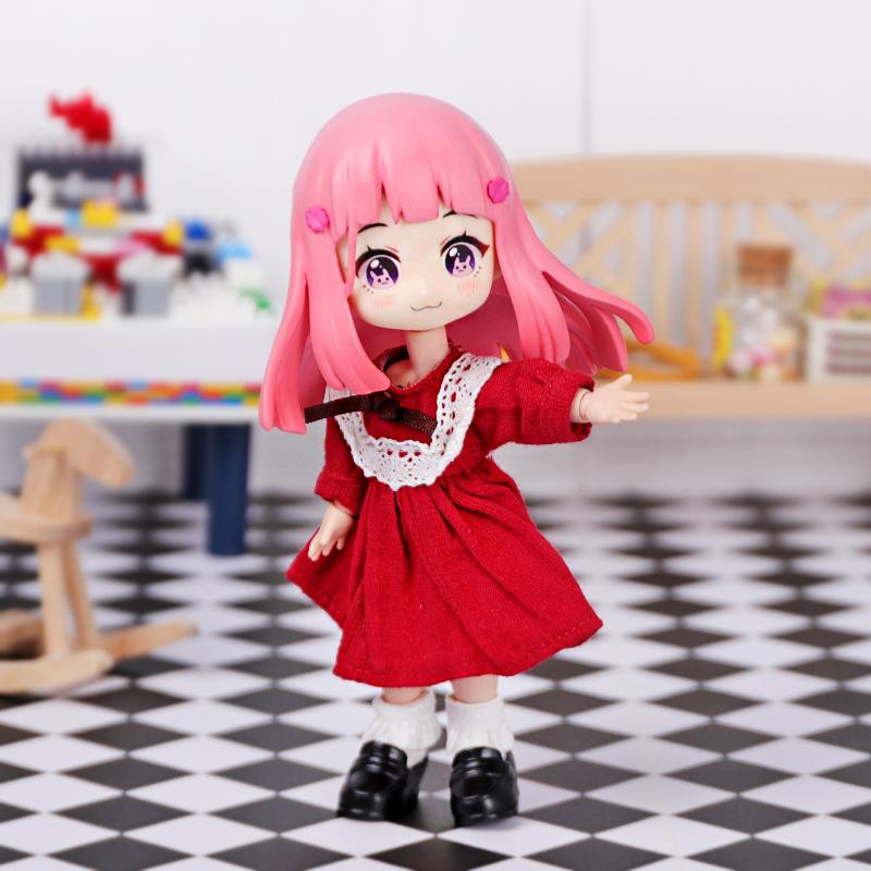 Ob11 Doll Lolita Dress Dress Collection Clothes Set for Obitsu11 GSC Molly 1/12 Doll Clothes Doll Accessories New 3 Color Cute Action