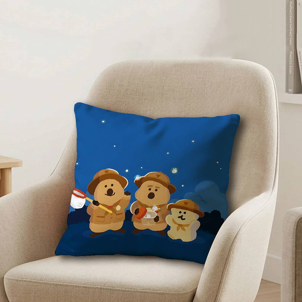 Cartoon D-Dinotaeng Personalized picture text home decorative pillows Household Gifts 45x45cm