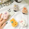 Rabbit Cute Wind Girl Heart Plush Mobile Phone Airbag Lazy Desktop Bracket Paste Retractable