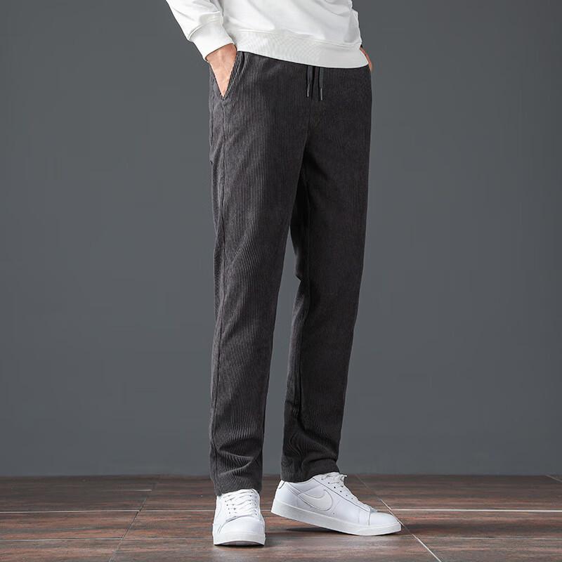 Men's Loose Fit Fleece Lined Casual Pants