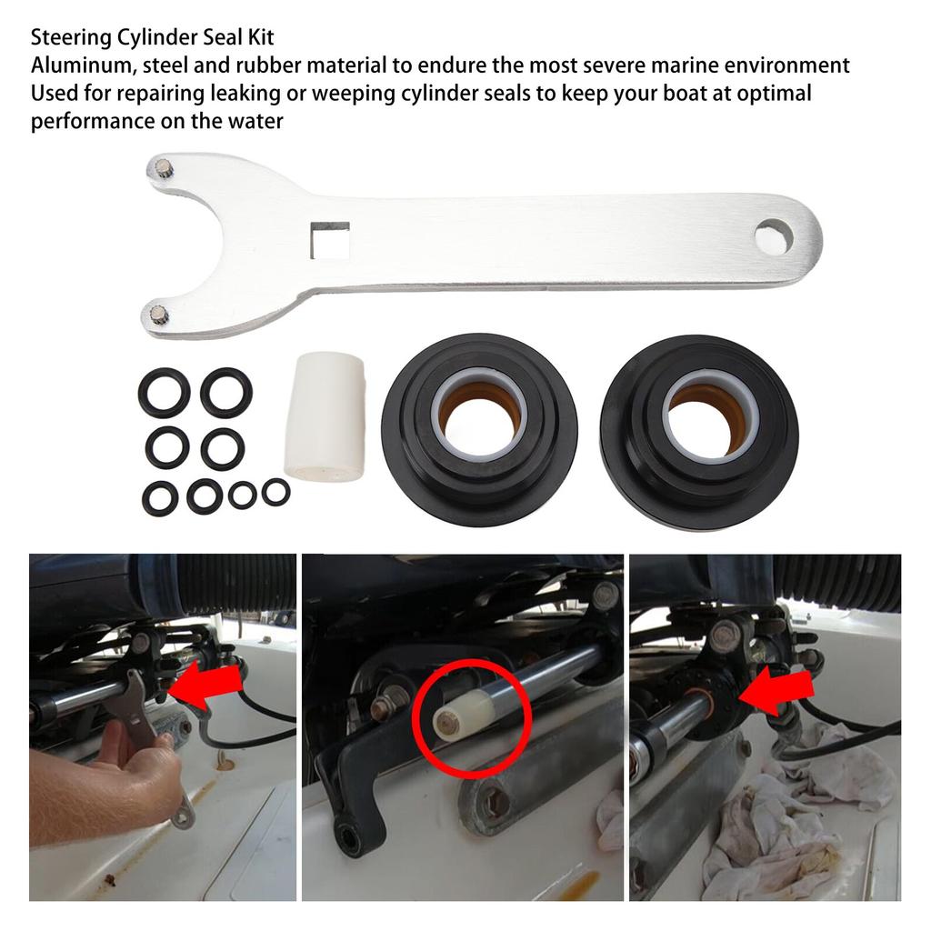Front Mount Hydraulic Steering Cylinder  Kit High Performance for  HC5345 HS5157 Hydraulic Steering Cylinder  Kit