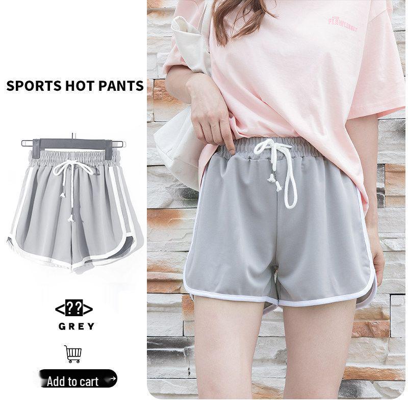Plus Size Women’s Quick Dry Summer Running Shorts - High Waist, Loose, Trendy Wide-Leg for Yoga and Casual Wear
