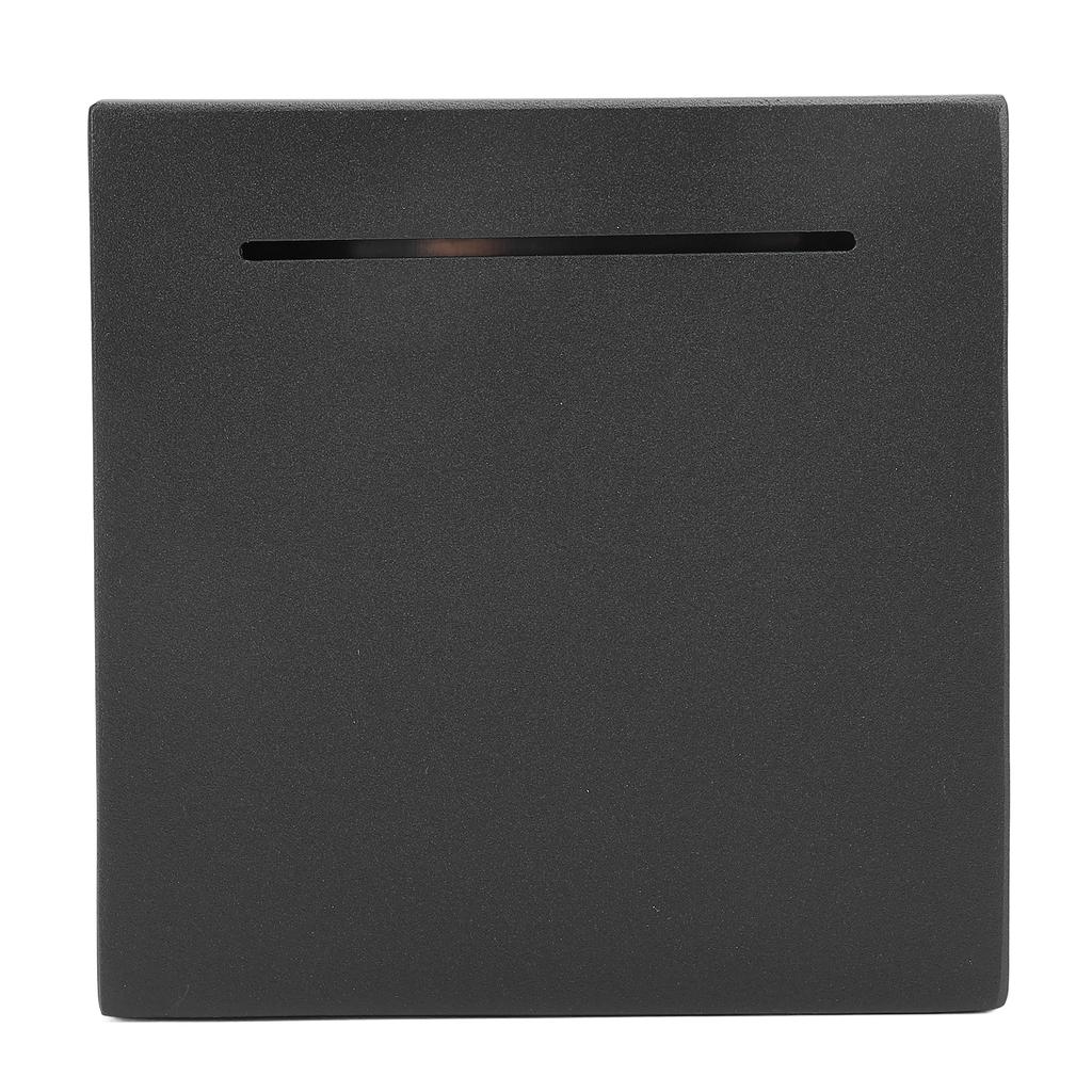 Stainless Steel Piggy Bank Drop Resistant Large Capacity Simple Design Money Bank Money Saving Box