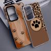 Hundefußabdruck Pfote Niedliches Muster Stoßfeste Handyhülle für Samsung A17 A16 A15 A14 A37 A57 A36 A56 A26 A35 A55 A25 A34 A54 A24 A13