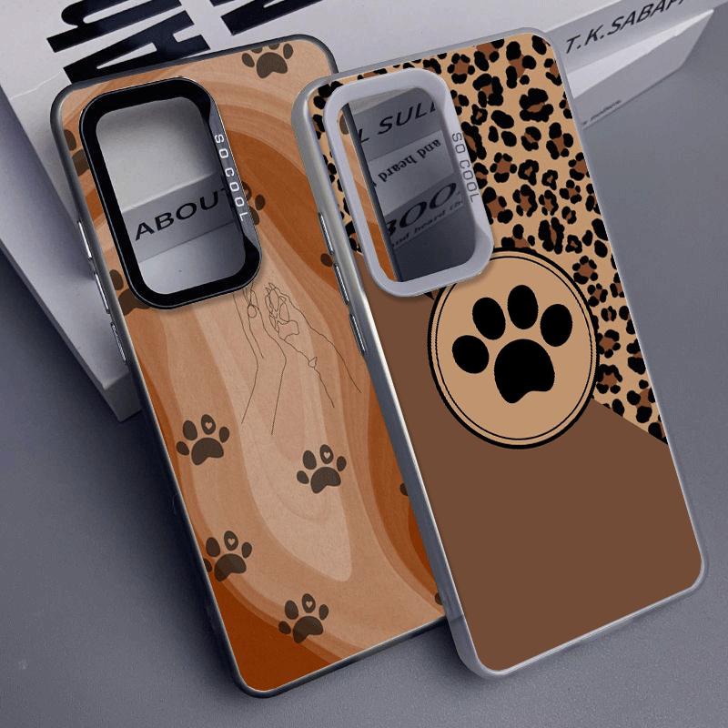 Hundefußabdruck Pfote Niedliches Muster Stoßfeste Handyhülle für Samsung A17 A16 A15 A14 A37 A57 A36 A56 A26 A35 A55 A25 A34 A54 A24 A13