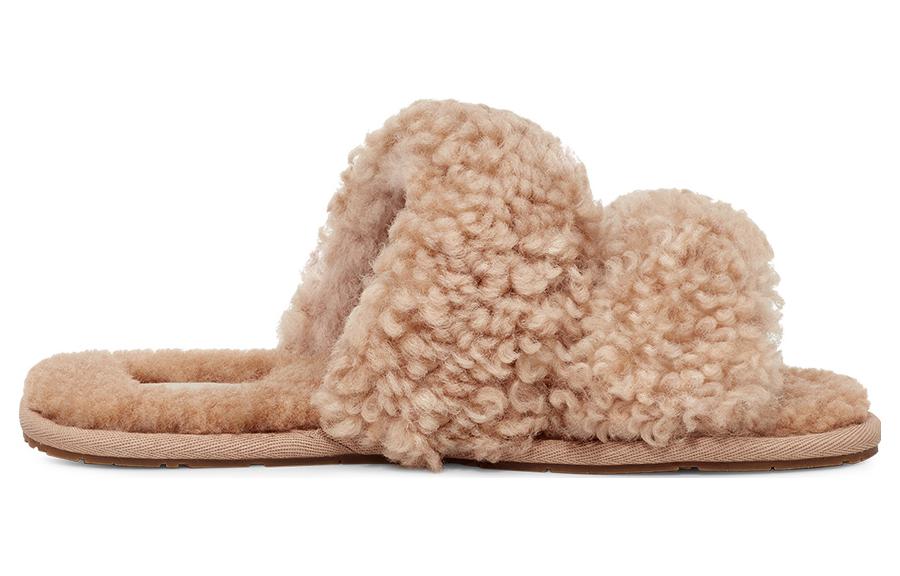 UGG Fleece Lined, Comfortable Lightweight Mules Quiet Slide Slippers Women's Sand 1130837-SAN