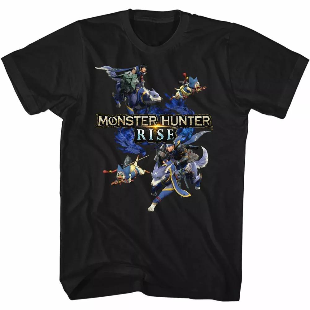 

Monster Hunter Palling Around Black T Shirt XXL