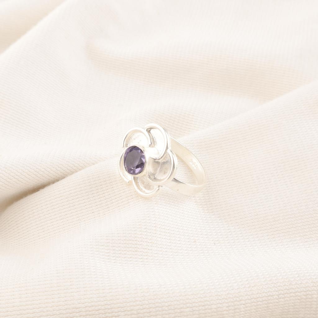 Wonderful Iolite Ring Gemstone Jewelry, 925 Solid Sterling Silver Ring, Handmade Jewelry Ring, Gift For Women