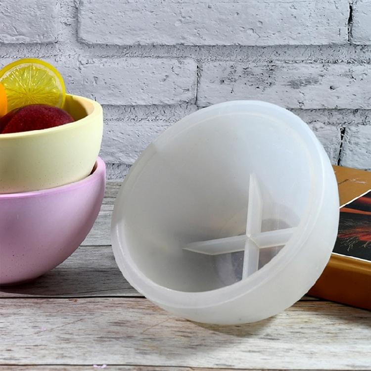 Creative Silicone Mold for Elegant Tabletop Bowl Handmade Serving Dish Epoxy Resin Mould Unique Tableware Making Mold
