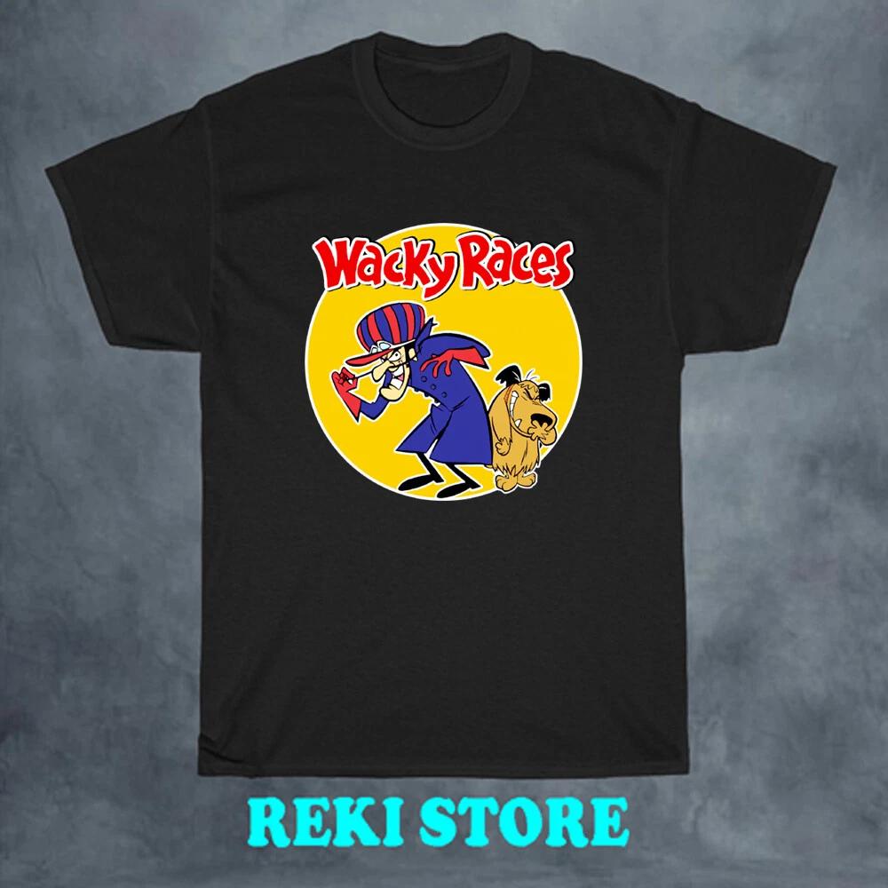 Wacky Races Cartoon Men s Black Size S-5XL 3XL