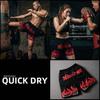 Shorts Rot Schwarz Feuerflamme 3D-Druck Training Muay Thai Kickboxen Boxen MMA Unisex Sport Fitnessstudio Workout Schnelltrocknend Elastischer Bund
