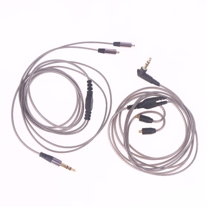 Mmcx To 3.5Mm Sound Jack Headphone Cable Replacement 120Cm Length For Se215/315/535/846/Ue900/Dc/Vjjb/N1