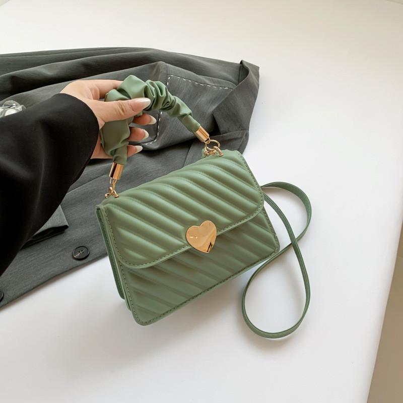 Minimalist Pu Small Square Bag For Daily Use With Shoulder Strap