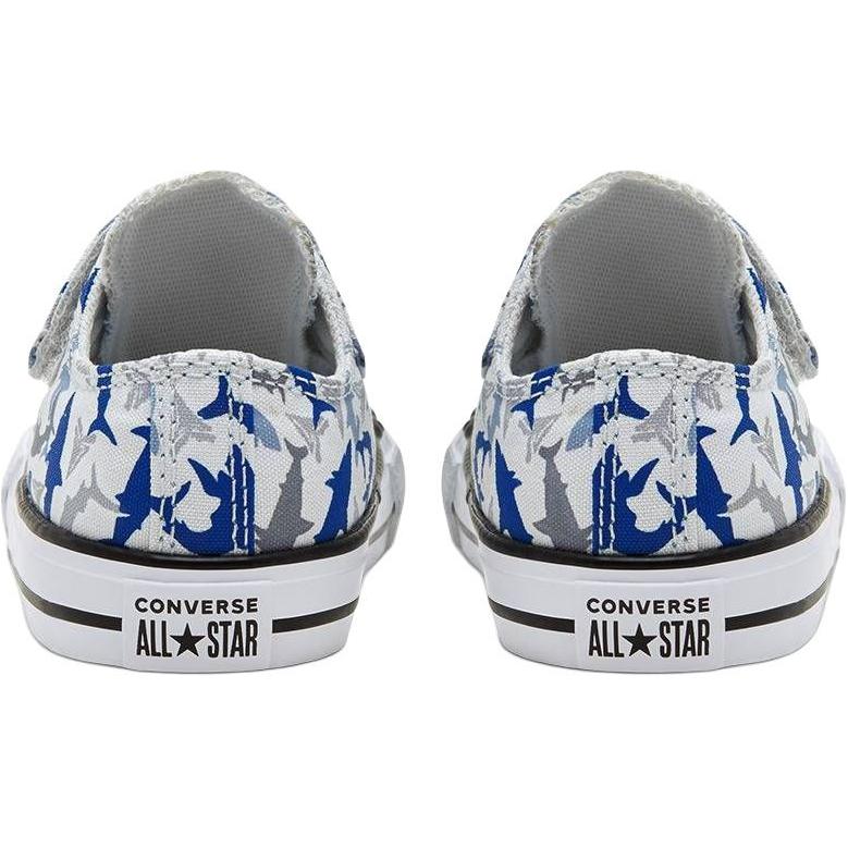 Converse Chuck Taylor All Star Comfortable Versatile Low Top Walker Shoes Baby sneaker White Blue Gray 766892C