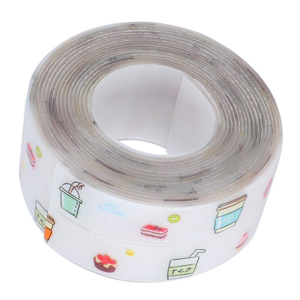 2pcs Waterproof Caulk Tape Self Adhesive Caulk Sealing Tape New Caulk Strip Kitchen