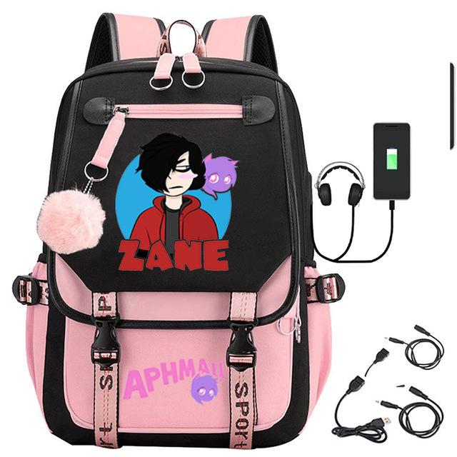 Large Capacity Schoolbag with Shoulder Strap; Student Three-piece Pencil Case Set