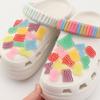 New Glow Letter Shoes Charms for Clog Sandals Shoe Charm Decoration 0-6 Number Alphabet ABC-Z Letter DIY Shoes Pins for Men Wome