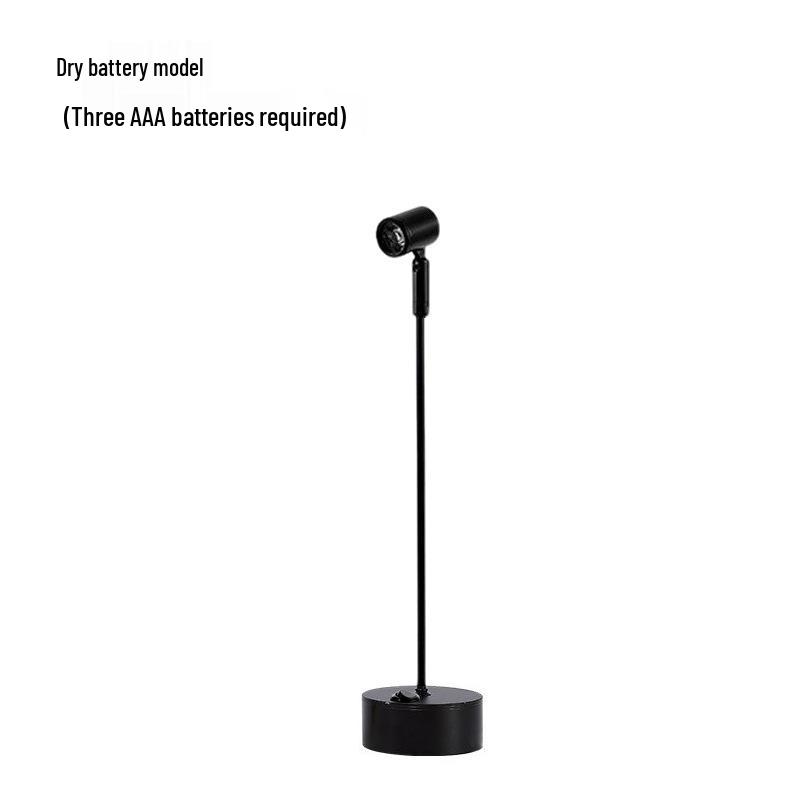 LED Batteriebetriebener Schmuckstrahler für Straßenstände und Schreibtische - Kabelloses Laden